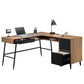 Ambleside L-Desk Sw By Sauder | Desks | Modishstore - 3