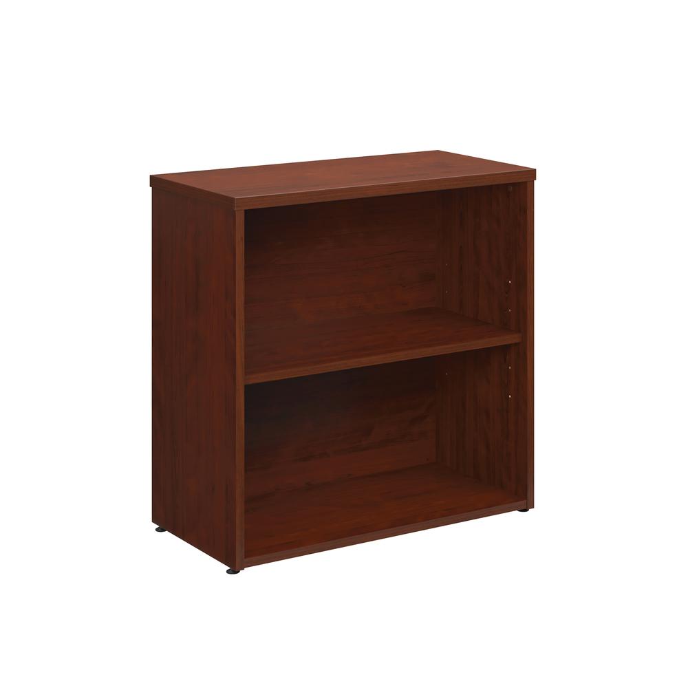 Affirm 2 Shelf Bookcase Classic Cherry By Sauder | Bookcases | Modishstore - 2