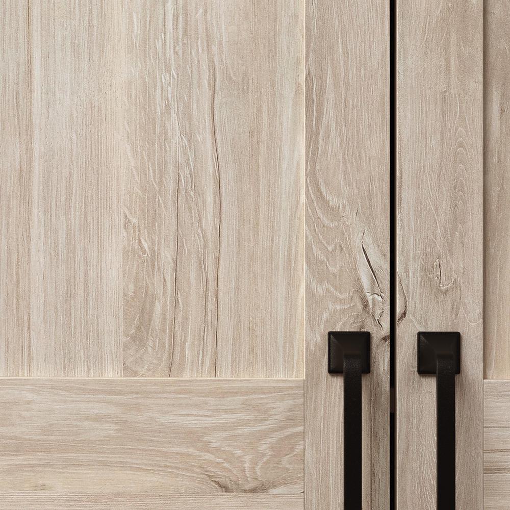 2-Door Storage Cabinet Chalk Oak By Sauder | Cabinets | Modishstore - 5