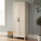 2-Door Storage Cabinet Chalk Oak By Sauder | Cabinets | Modishstore - 4