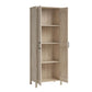 2-Door Storage Cabinet Chalk Oak By Sauder | Cabinets | Modishstore - 2