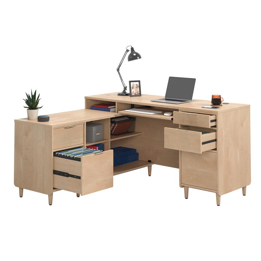 Clifford Place L-Shaped Desk Nm A2 By Sauder | Desks | Modishstore - 3