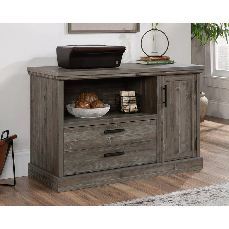 Office Storage File Credenza In Pebble Pine By Sauder | Sideboards | Modishstore