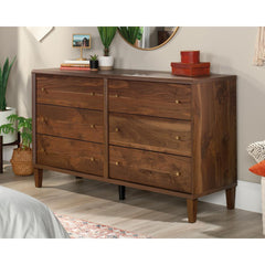 6-Drawer Bedroom Dresser In Grand Walnut By Sauder