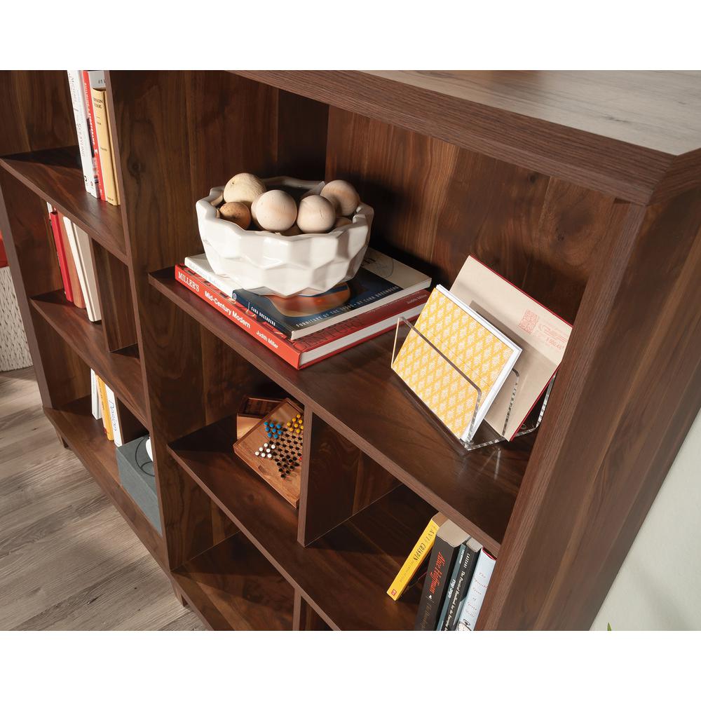 Cubby/Display Bookcase In Grand Walnut By Sauder | Bookcases | Modishstore - 3