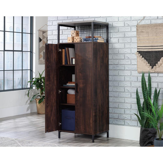 2-Door Storage Cabinet In Rich Walnut By Sauder | Armoires & Wardrobes | Modishstore