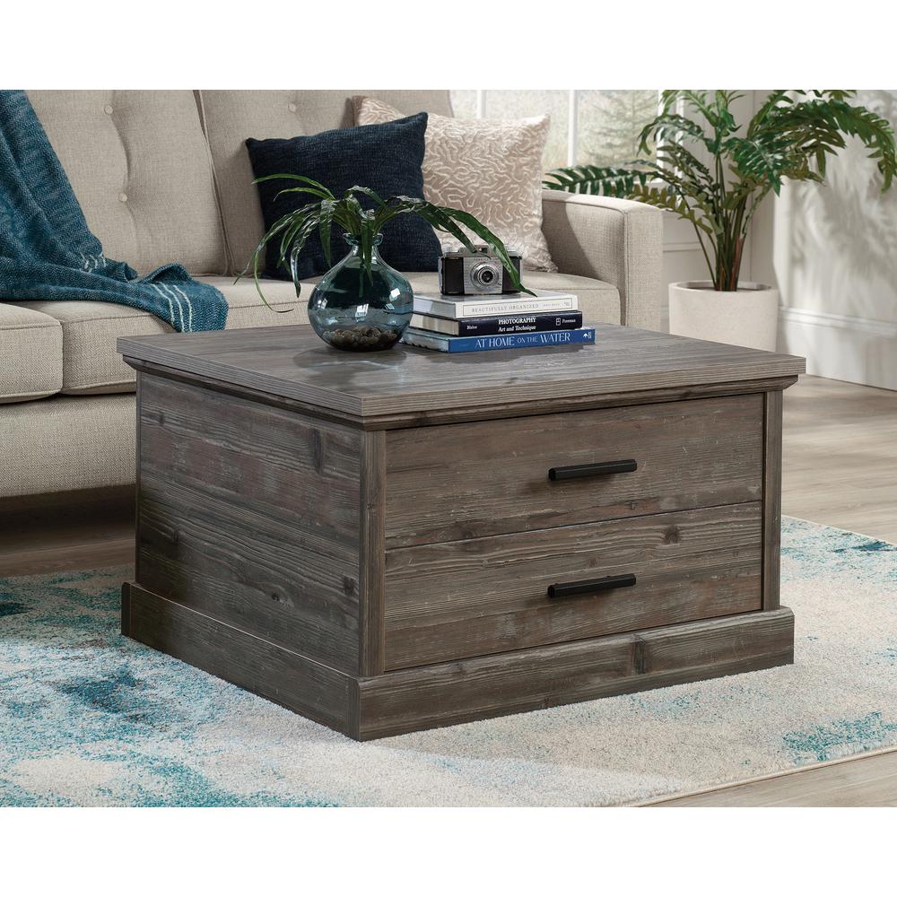 Coffee Table With Storage Drawer In Pebble Pine By Sauder | Coffee Tables | Modishstore - 2