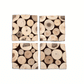 Branch Coasters-Teak-Set/6 by Texture Designideas | Mats | Modishstore-2