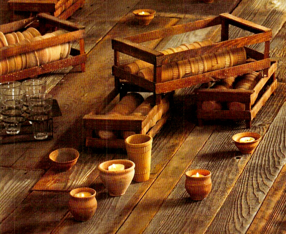 Roost Benares Clay Votive Holders-5