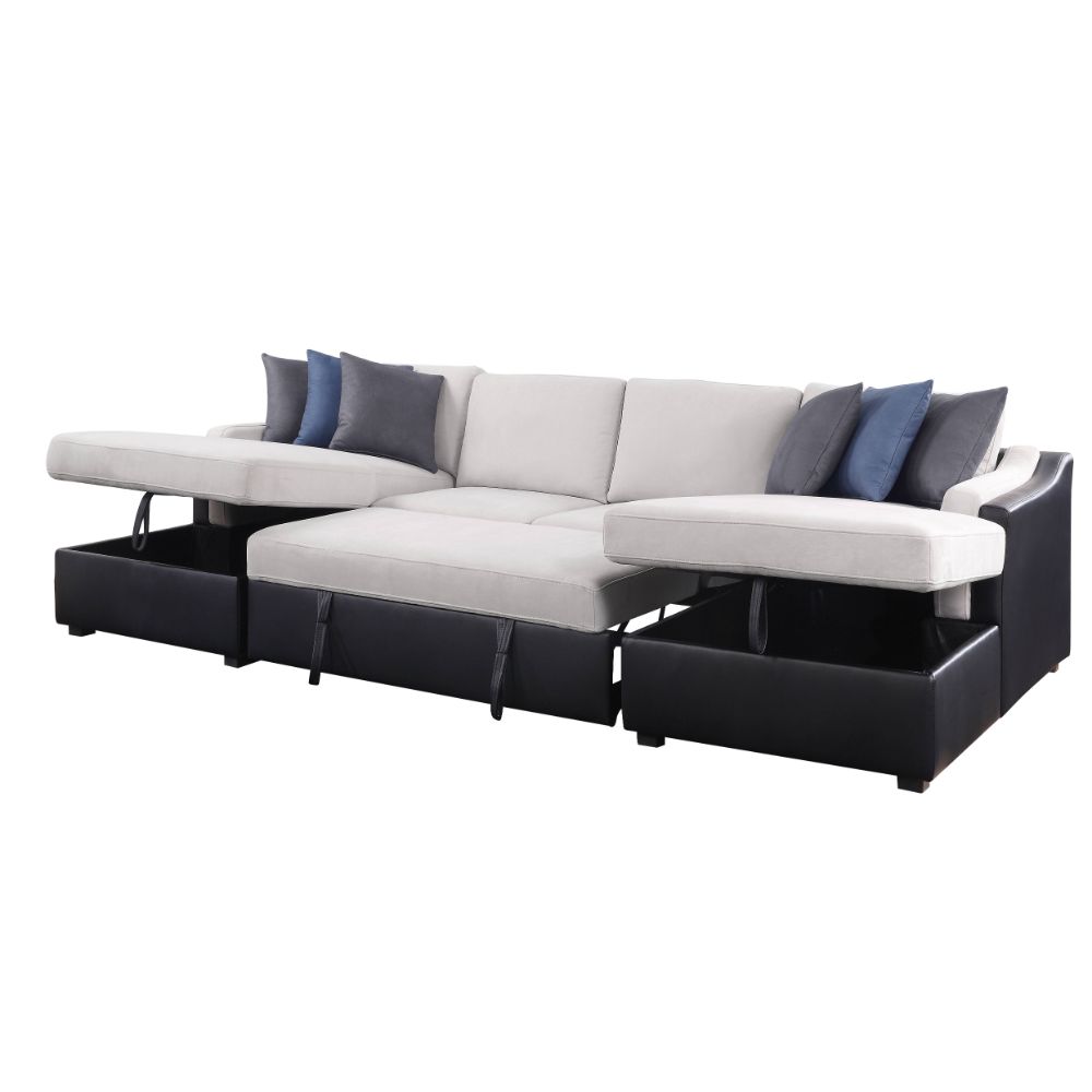 Merill Sectional Sofa By Acme Furniture | Sectional | Modishstore - 5