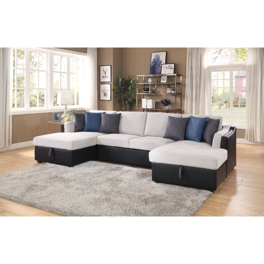 Merill Sectional Sofa By Acme Furniture | Sectional | Modishstore - 6