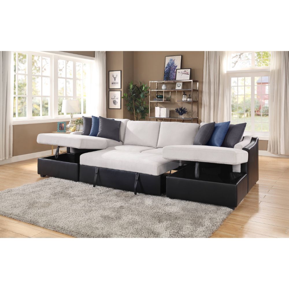 Merill Sectional Sofa By Acme Furniture | Sectional | Modishstore - 7