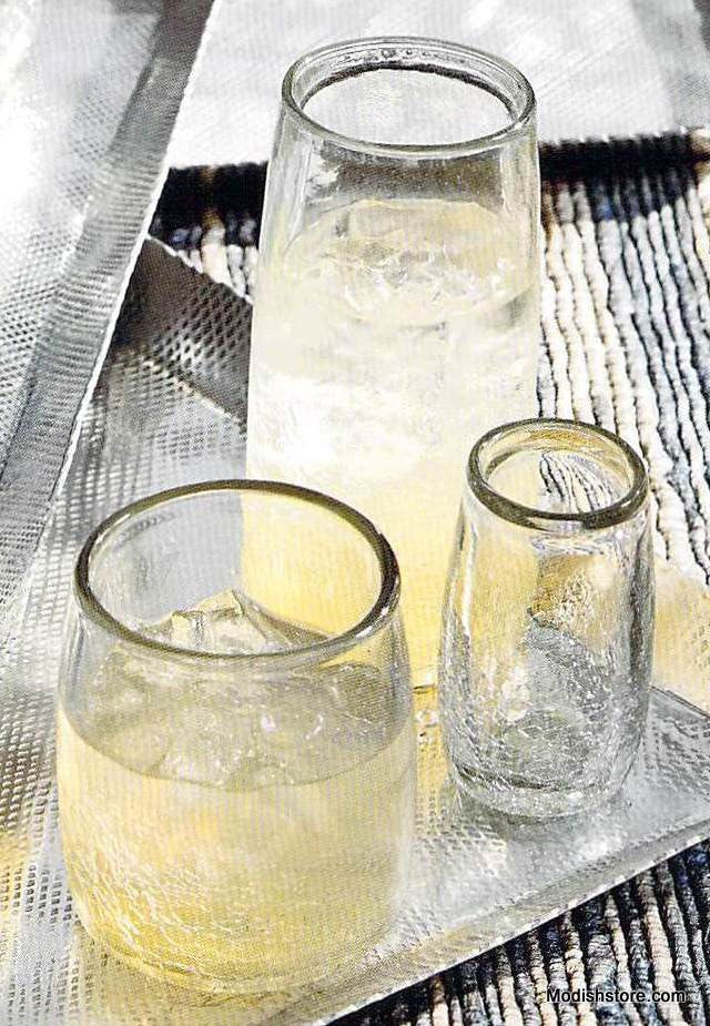 Roost Crackle Glasses - Set Of 6