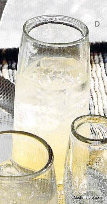 Roost Crackle Glasses - Set Of 6