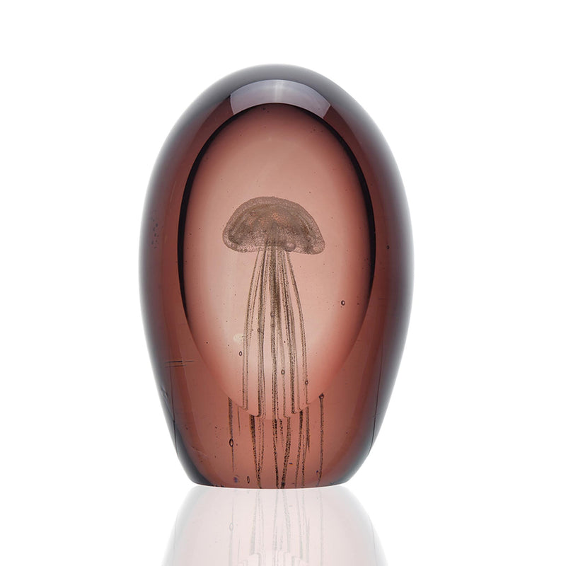 AG Gold Jellyfish in Amethyst By SPI HOME | Sculptures | Modishstore