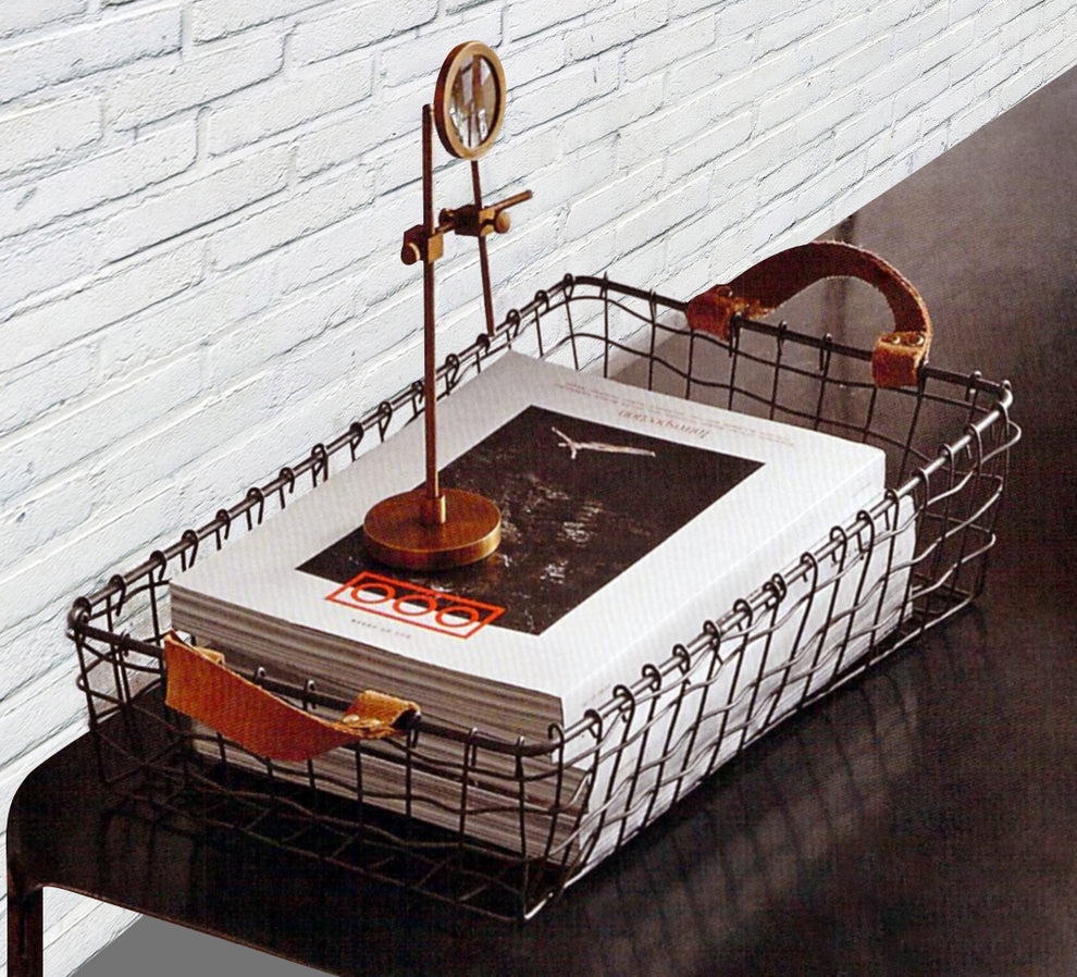 Roost Leather-Handled Wire Baskets-6