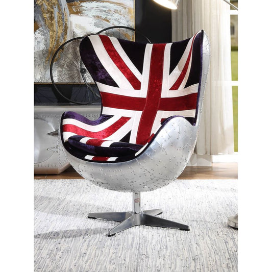 British Flag Accent Chair By Acme Furniture | Accent Chairs | Modishstore