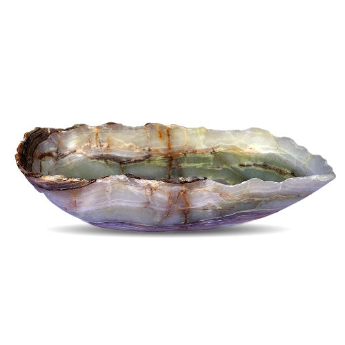 Raw Edge Natural Free Form Onyx Bowl - X-Large-2