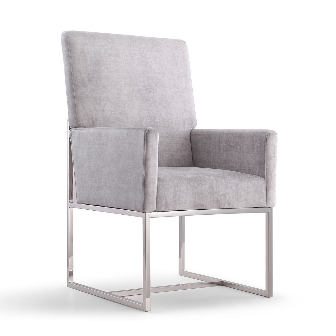 Manhattan Comfort Element Grey Dining Chairs (Set of 8) | Dining Chairs | Modishstore