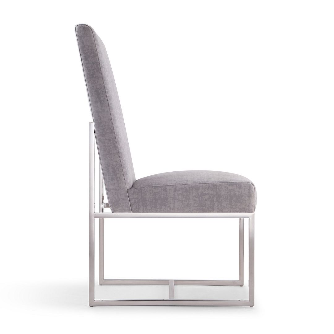 Manhattan Comfort Element Grey Dining Chairs (Set of 8) | Dining Chairs | Modishstore - 3