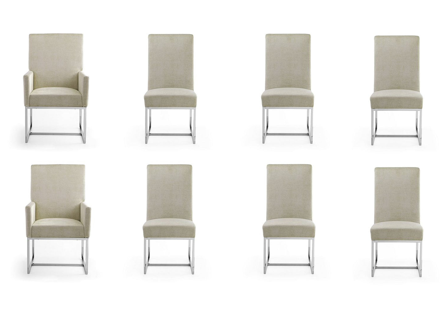 Manhattan Comfort Element Grey Dining Chairs (Set of 8) | Dining Chairs | Modishstore - 13