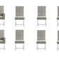 Manhattan Comfort Element Grey Dining Chairs (Set of 8) | Dining Chairs | Modishstore - 20