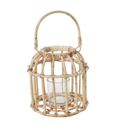 Olvera Cane Woven Cage Lantern By Accent Decor | Lanterns | Modishstore - 3