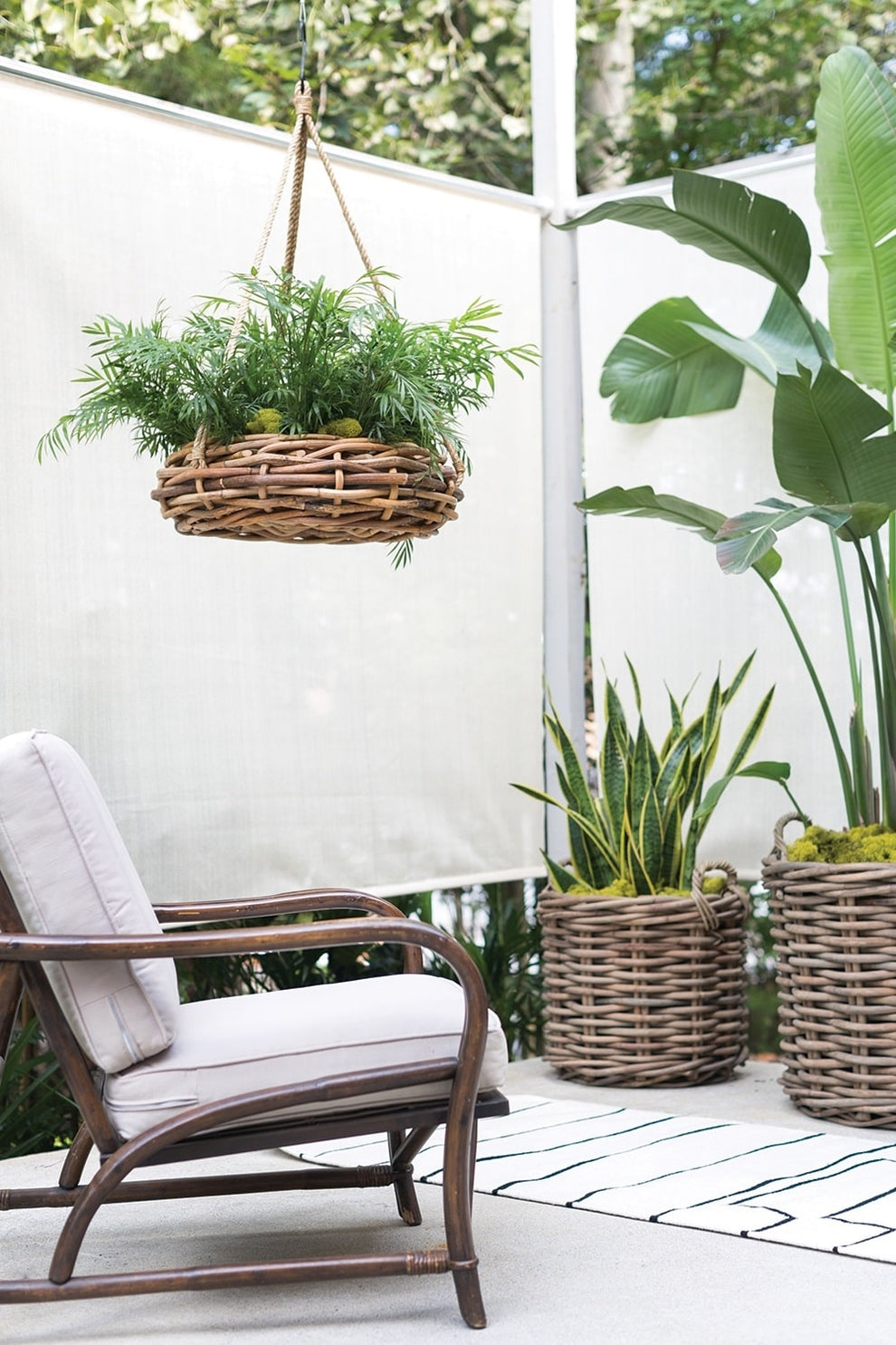 Cabana Hanger By Accent Decor | Outdoor Planters, Troughs & Cachepots | Modishstore - 2