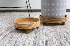 Rica Planter Stand/ Cachepot/Saucer By Accent Decor