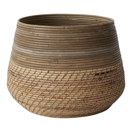 Guild Woven Cane Planter Collection By Accent Decor-3 Shapes | Planters, Troughs & Cachepots | Modishstore - 5