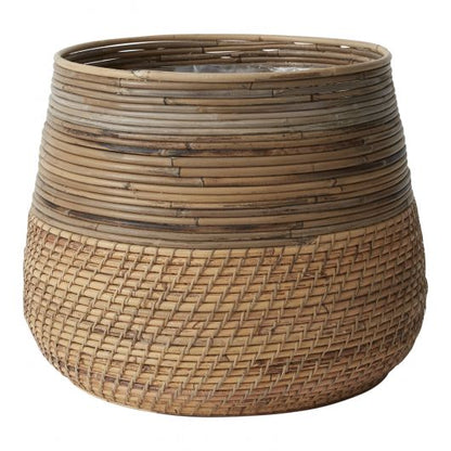 Guild Woven Cane Planter Collection By Accent Decor-3 Shapes | Planters, Troughs & Cachepots | Modishstore - 7