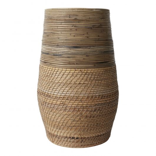 Guild Woven Cane Planter Collection By Accent Decor-3 Shapes | Planters, Troughs & Cachepots | Modishstore - 3