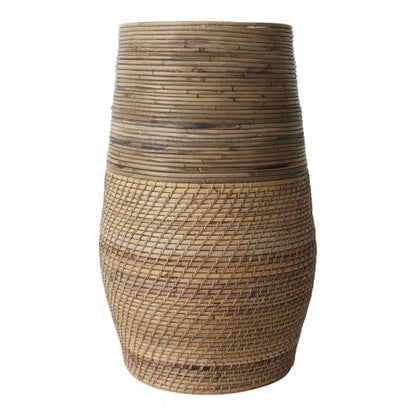 Guild Woven Cane Planter Collection By Accent Decor-3 Shapes | Planters, Troughs & Cachepots | Modishstore - 3