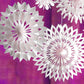 Roost Pleated Paper Snowflakes - Set Of 8-6