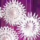 Roost Pleated Paper Snowflakes - Set Of 8-7