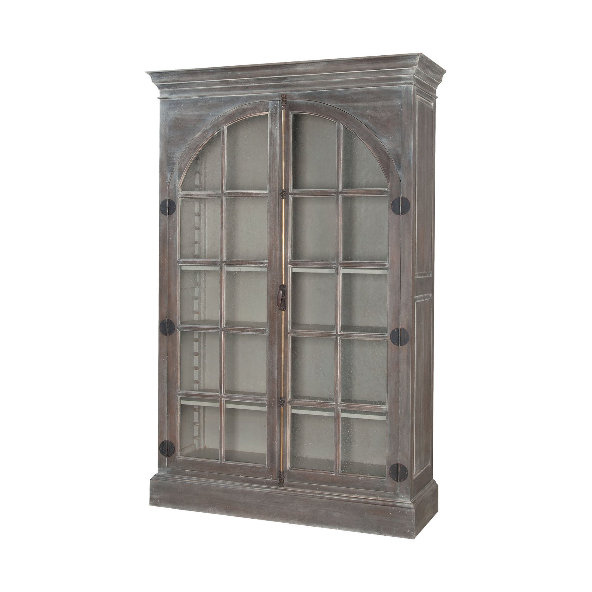 Guild Master Manor Arched Door Display Cabinet | Modishstore | Cabinets