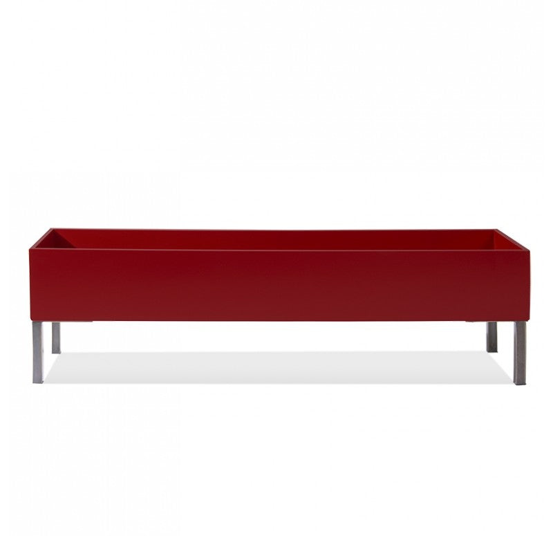 Linear Planter w/ Bronze Legs by Gold Leaf Design Group | Planters, Troughs & Cachepots | Modishstore - 6