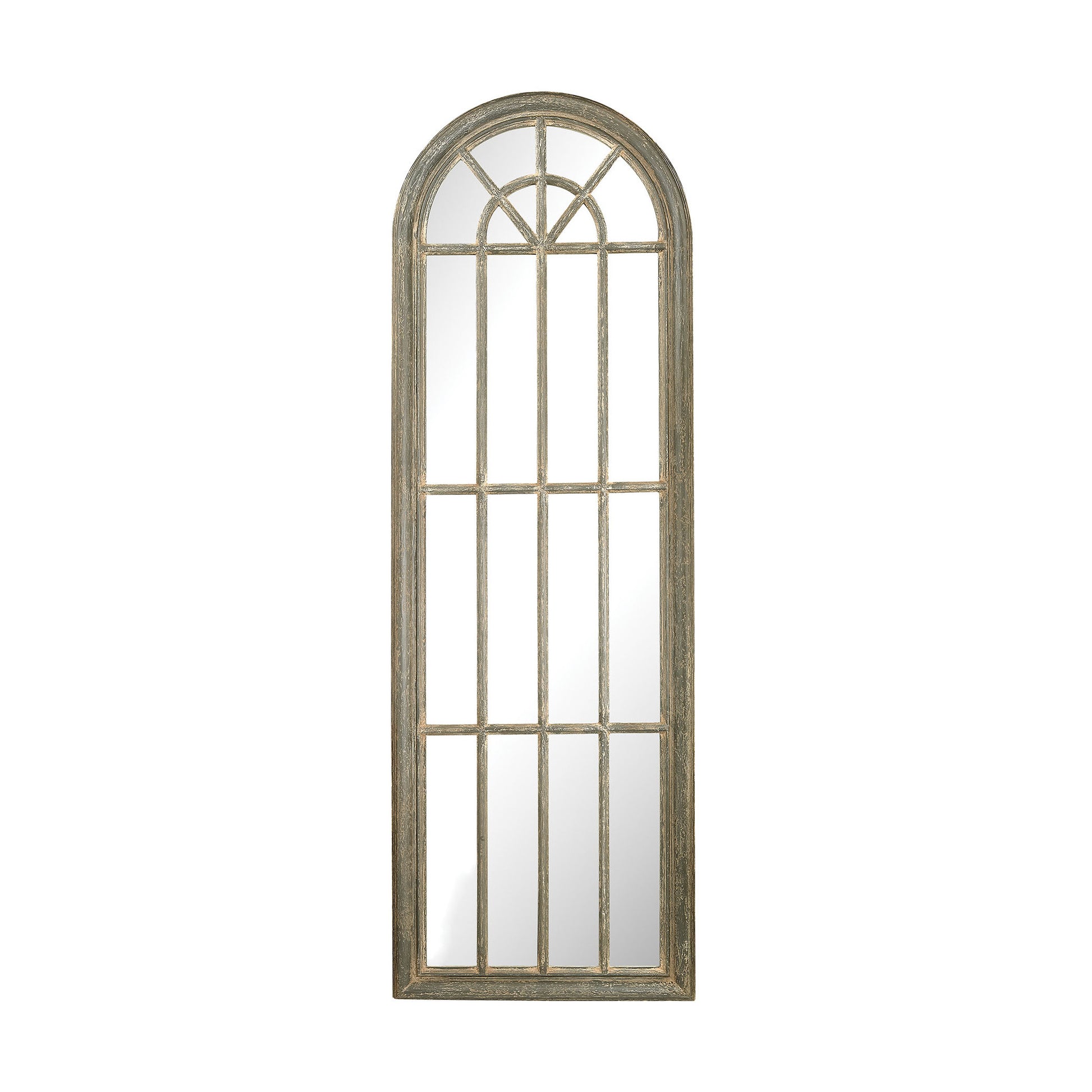 Sterling Industries Full Length Arched Window Pane Mirror | Modishstore | Mirrors