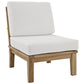 Modway Marina 6 Piece Outdoor Patio Teak Sofa Set | Outdoor Sofas, Loveseats & Sectionals | Modishstore-8