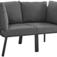 Modway Riverside 2 Piece Outdoor Patio Aluminum Sectional Sofa Set | Outdoor Sofas, Loveseats & Sectionals | Modishstore-23
