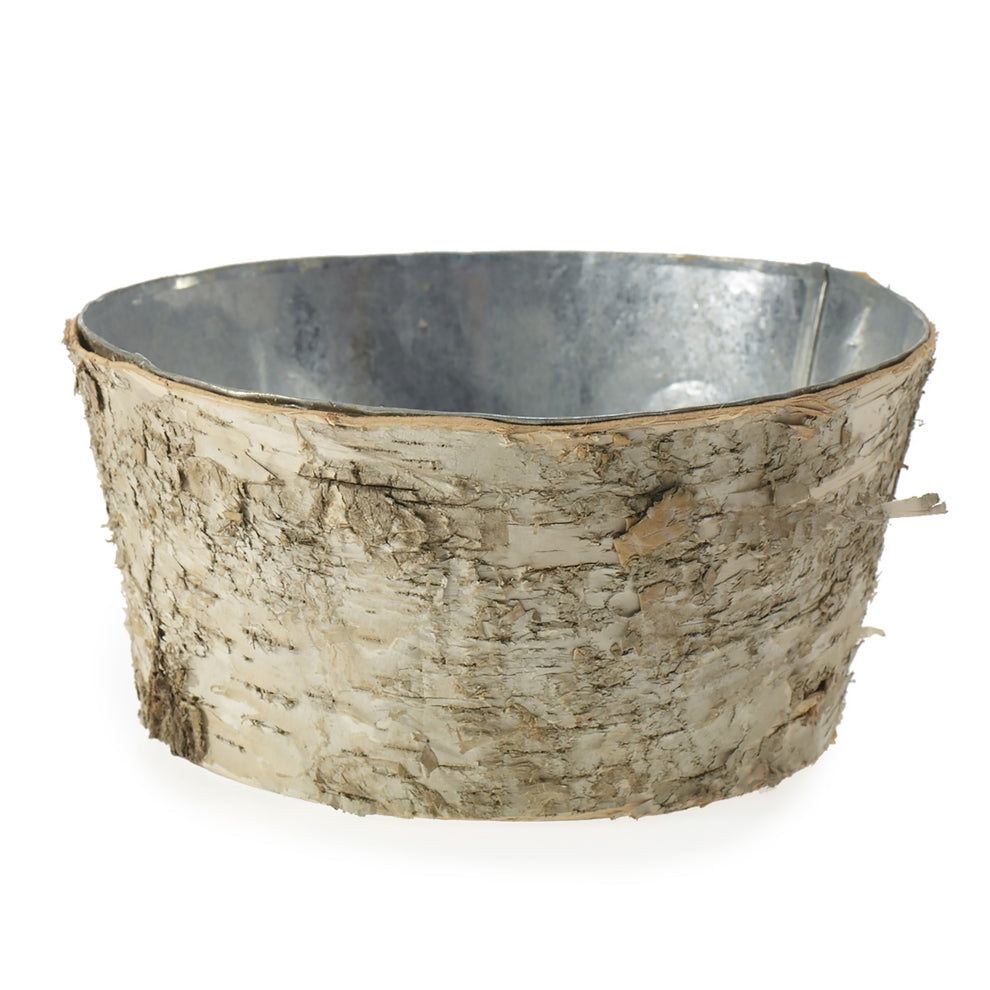 Birch Collection with Zinc Set Of 4 By Accent Decor | Planters, Troughs & Cachepots | Modishstore - 5