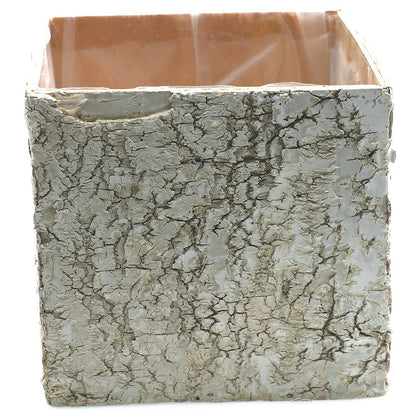 Birch Square Pots Set Of 4 By Accent Decor | Planters, Troughs & Cachepots | Modishstore - 3