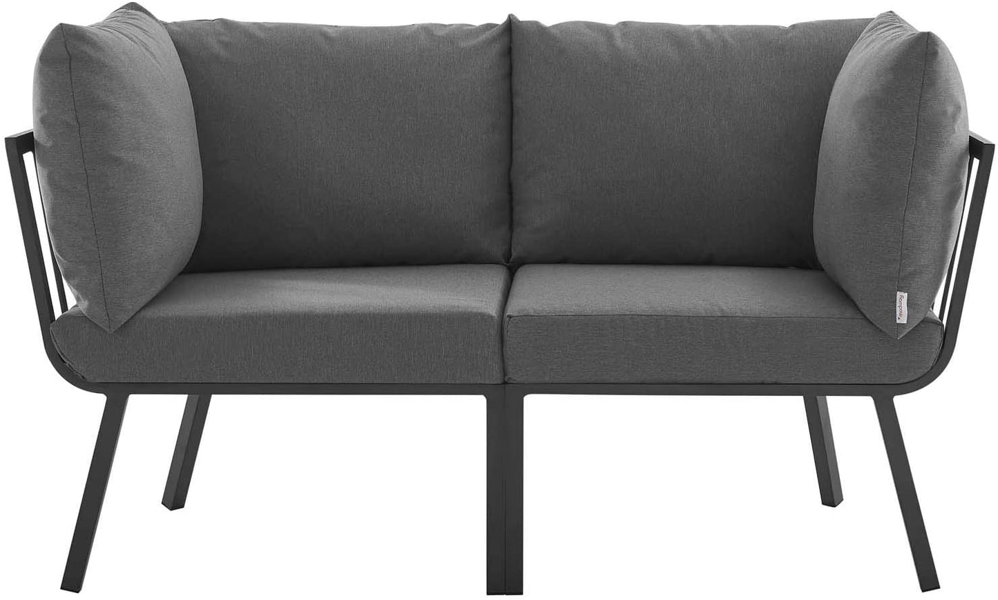 Modway Riverside 2 Piece Outdoor Patio Aluminum Sectional Sofa Set | Outdoor Sofas, Loveseats & Sectionals | Modishstore-22