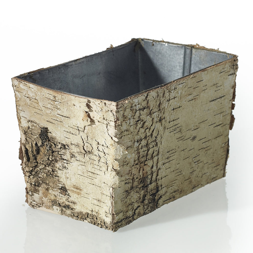 Birch Collection with Zinc Set Of 4 By Accent Decor | Planters, Troughs & Cachepots | Modishstore - 4