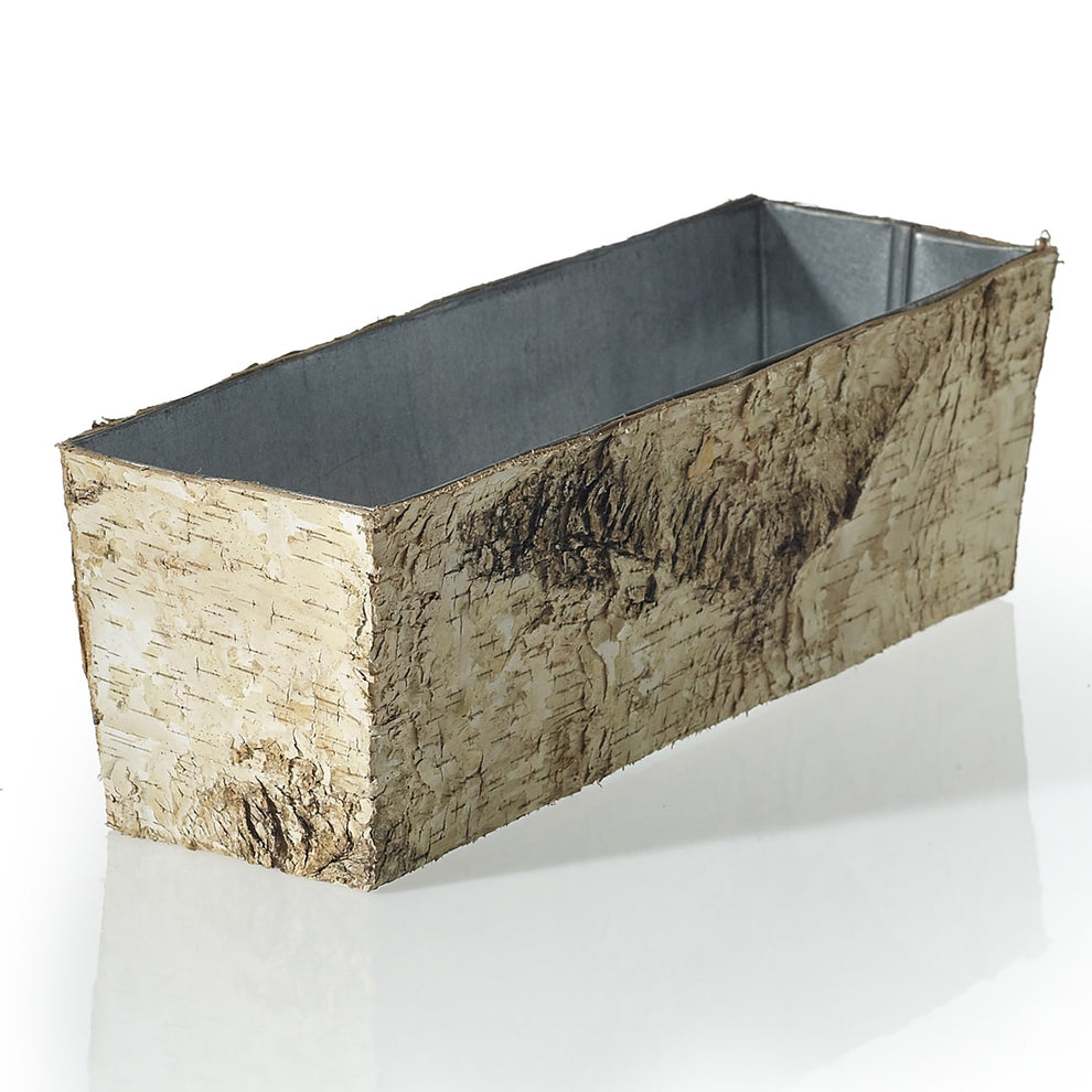 Birch Collection with Zinc Set Of 4 By Accent Decor | Planters, Troughs & Cachepots | Modishstore - 3