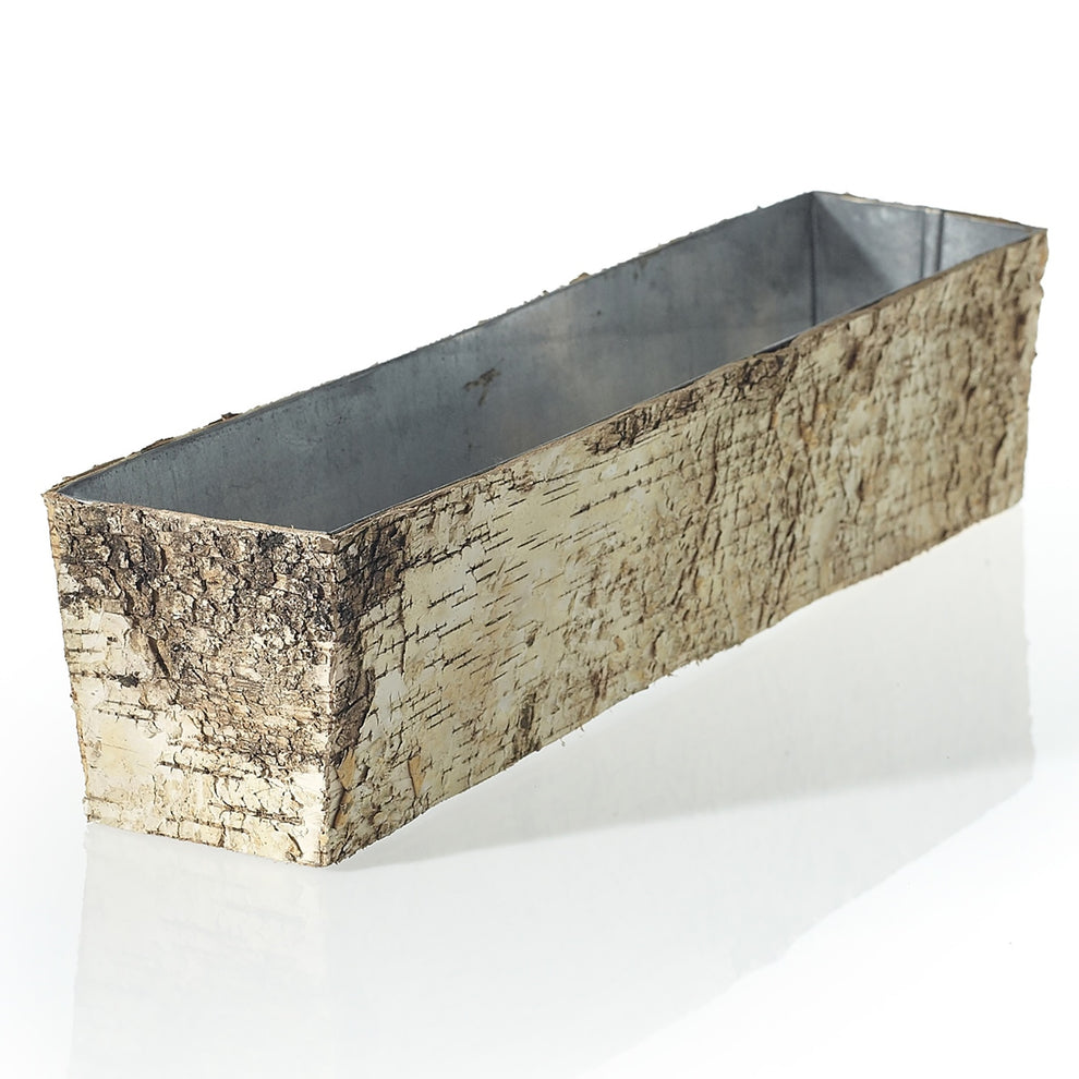 Birch Collection with Zinc Set Of 4 By Accent Decor | Planters, Troughs & Cachepots | Modishstore - 2