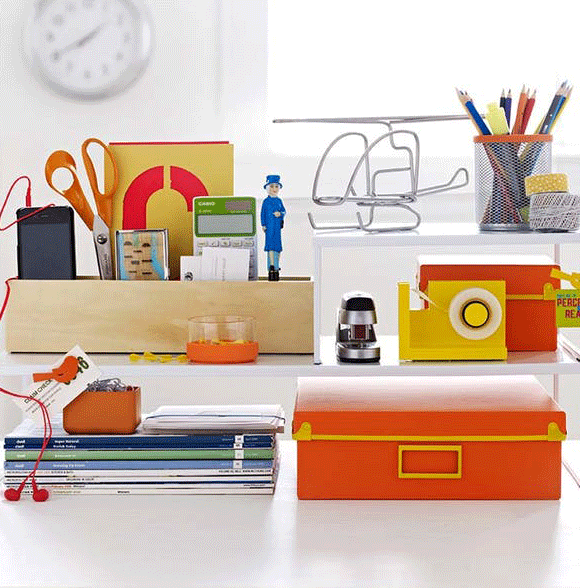 Franklin Desk Riser-Lg-White (Set of 2) by Texture Designideas | Desks | Modishstore-3