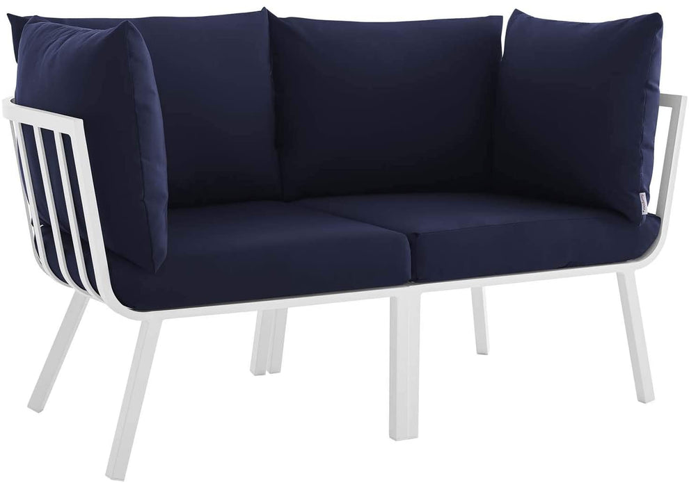 Modway Riverside 2 Piece Outdoor Patio Aluminum Sectional Sofa Set - EEI-3781 | Outdoor Sofas, Loveseats & Sectionals | Modishstore - 5