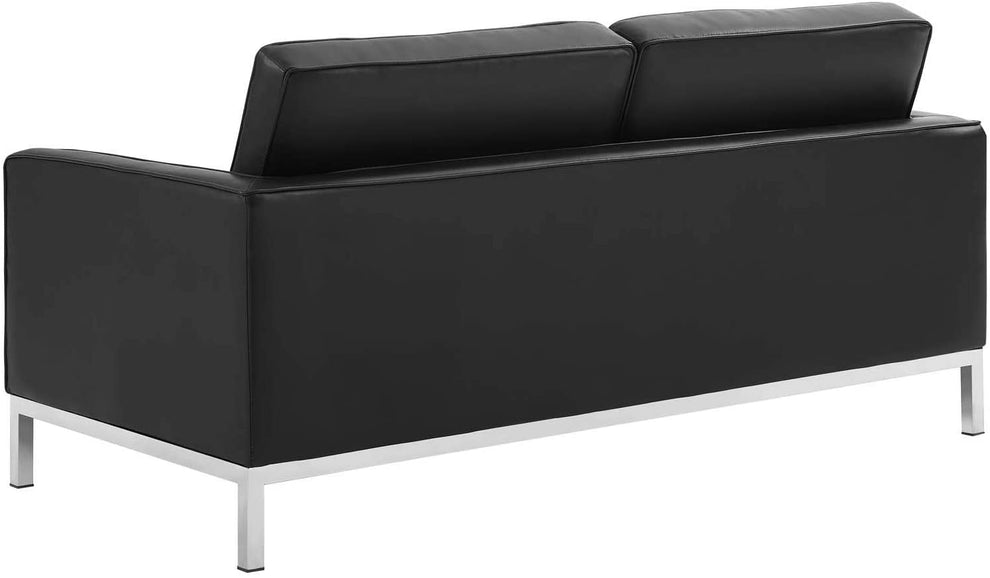 Modway Loft Tufted Upholstered Faux Leather Loveseat - EEI-3388 | Loveseats | Modishstore - 10