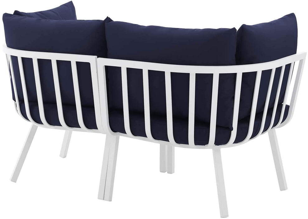 Modway Riverside 2 Piece Outdoor Patio Aluminum Sectional Sofa Set - EEI-3781 | Outdoor Sofas, Loveseats & Sectionals | Modishstore - 8